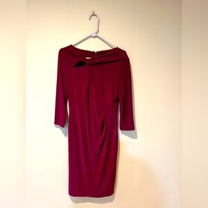 Adrianna Papell Maroon/ Burgundy Dress